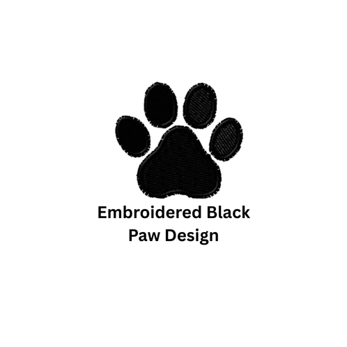 Panthers Cuffed Beanie – Embroidered Black Paw