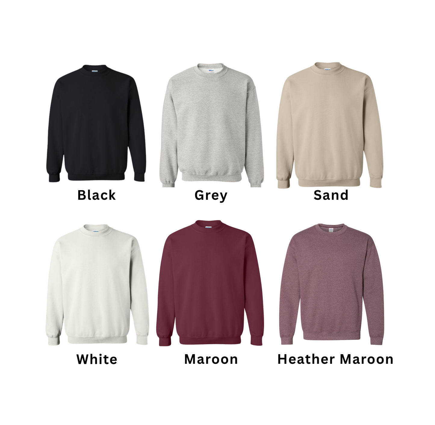 Crewneck with Wayne Hills Wrestling & Logo  front chest design