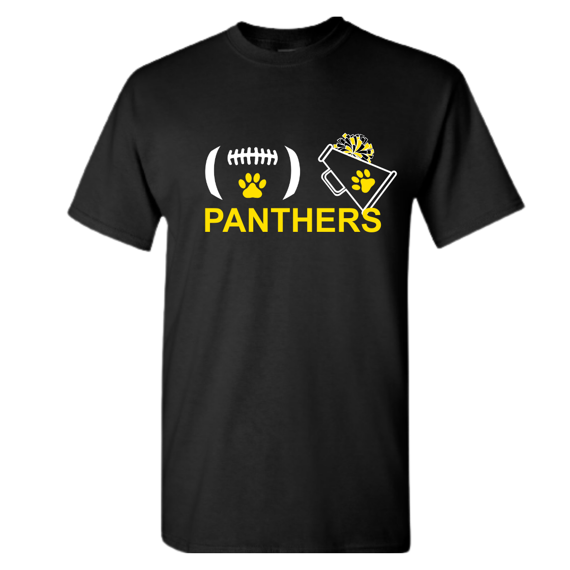 Football/Cheer Panthers T-Shirt -Adult