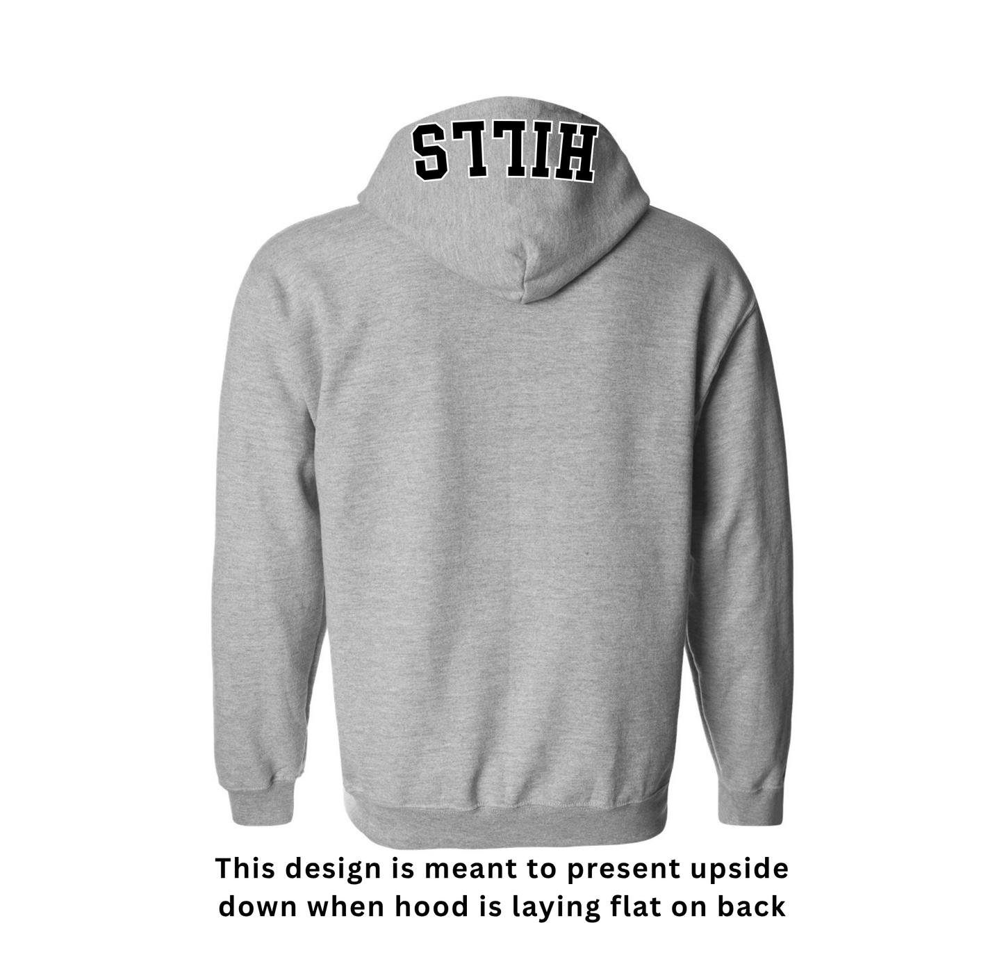 Hooded Sweatshirt with Hoodie and Front Design