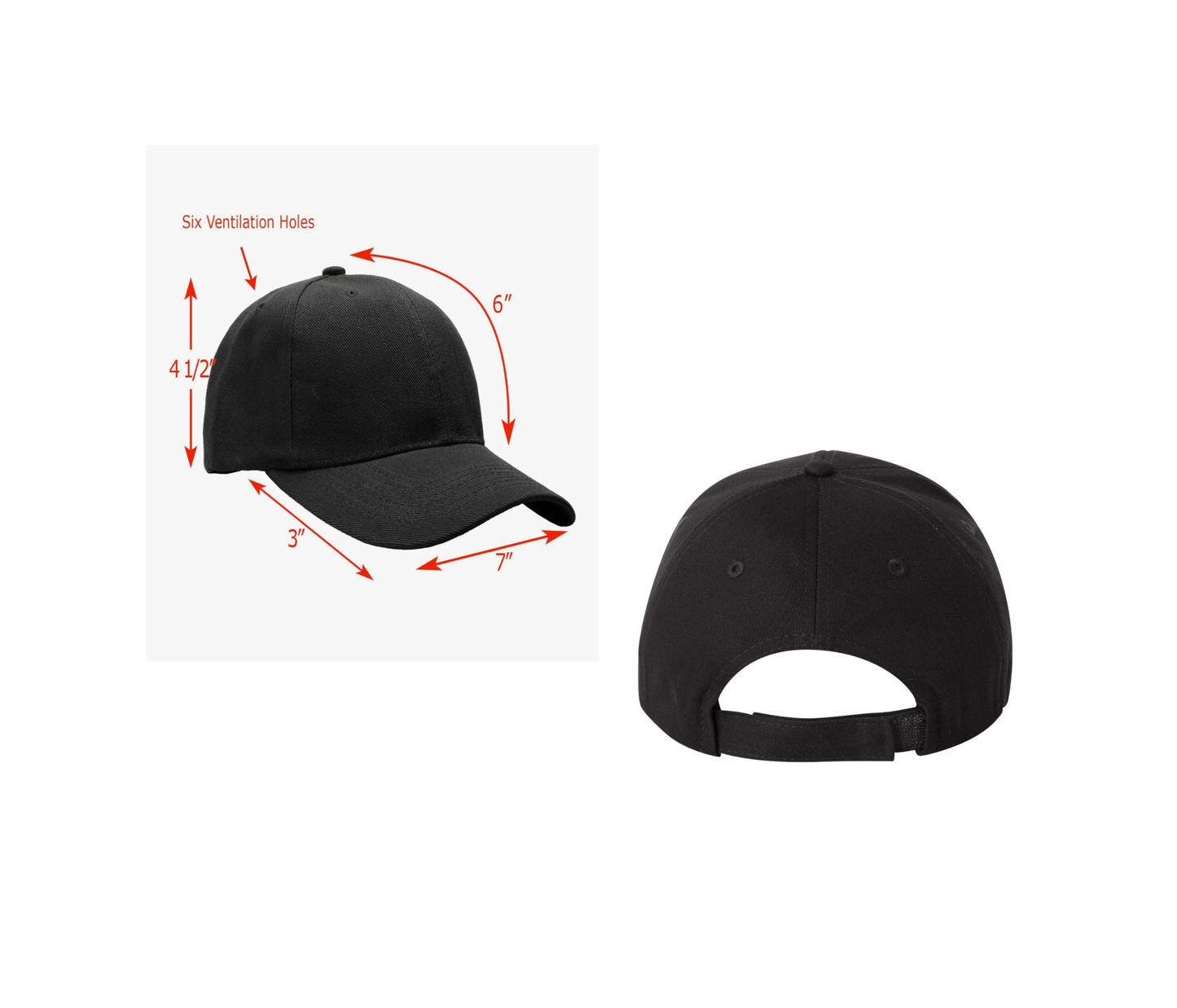 Wolfpack Structured Baseball Cap – Embroidered Logo