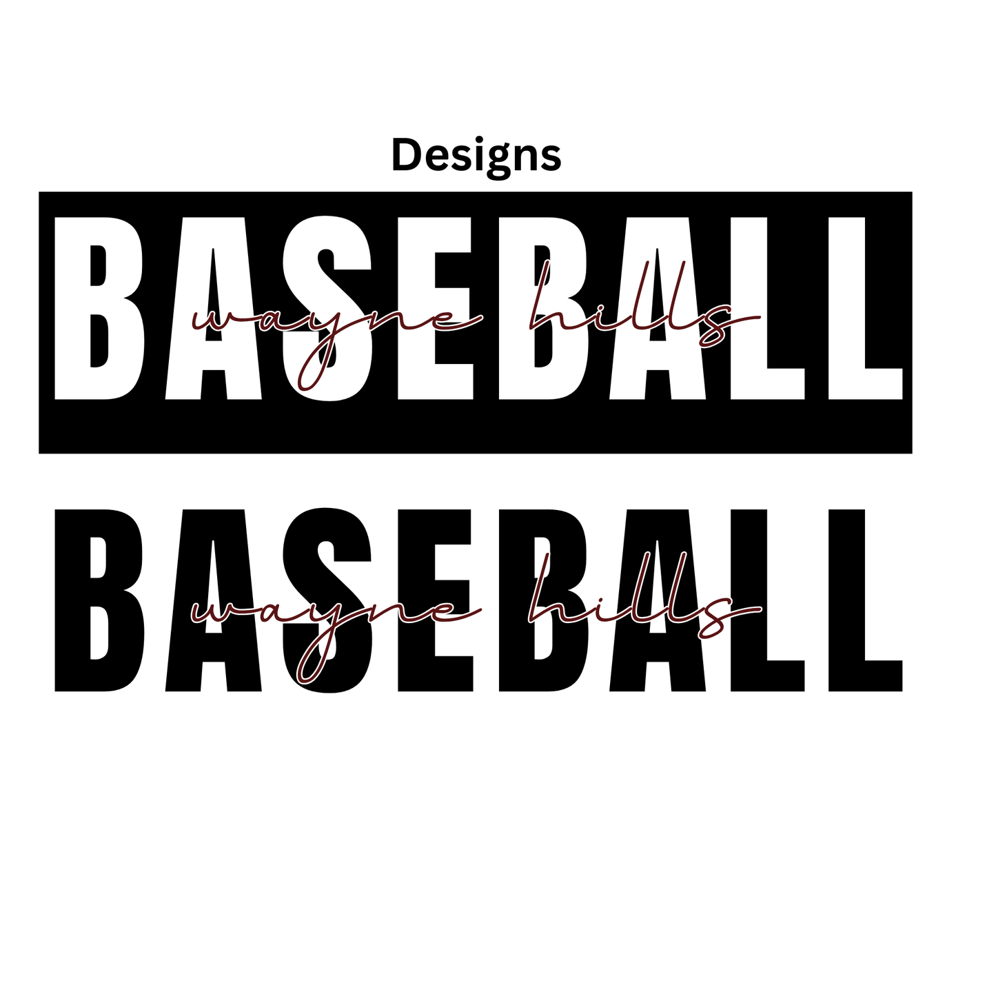 Wayne Hills BASEBALL Hoodie –(Number on Back Optional)