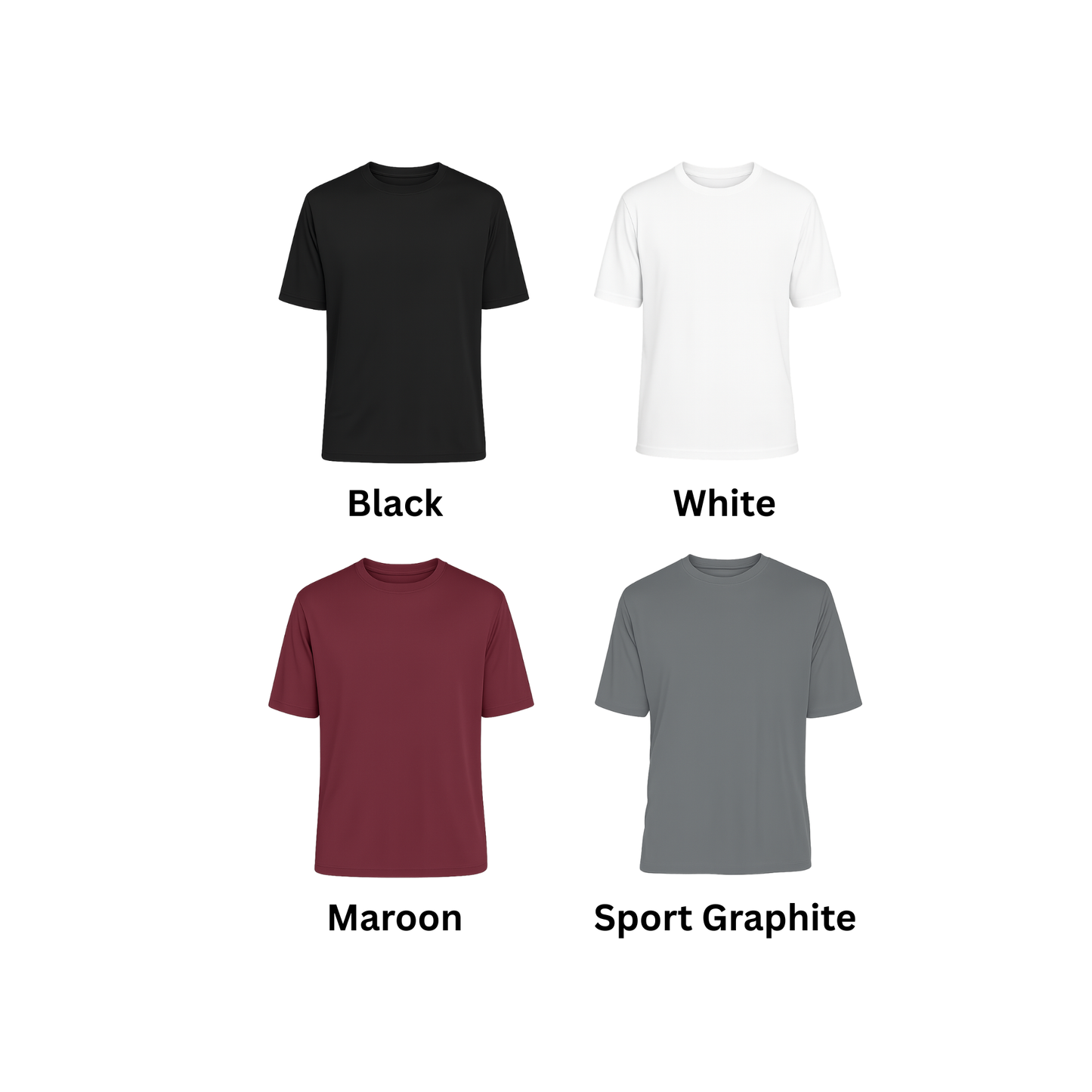 Wayne Hills Wrestling Performance T-Shirt – Wrestling + Logo Front Design
