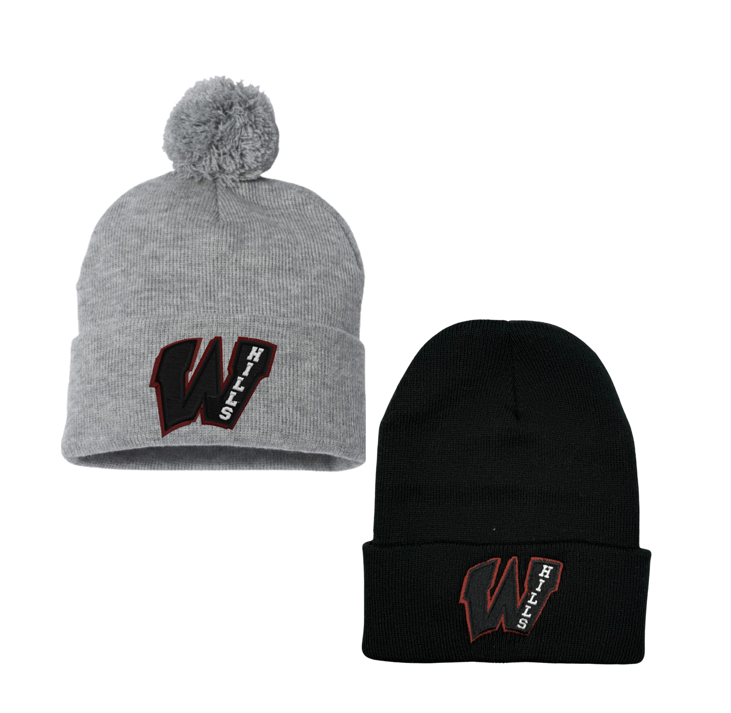 Wayne Hills Cuffed Beanie – Embroidered Logo
