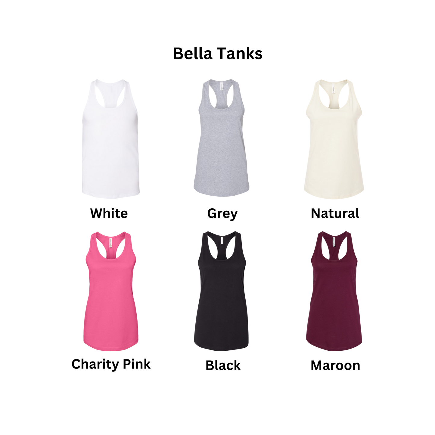 Wayne Hills Racerback Tank – “HILLS” Swoosh Front Design (Baseball Option, Name on Back – Optional)