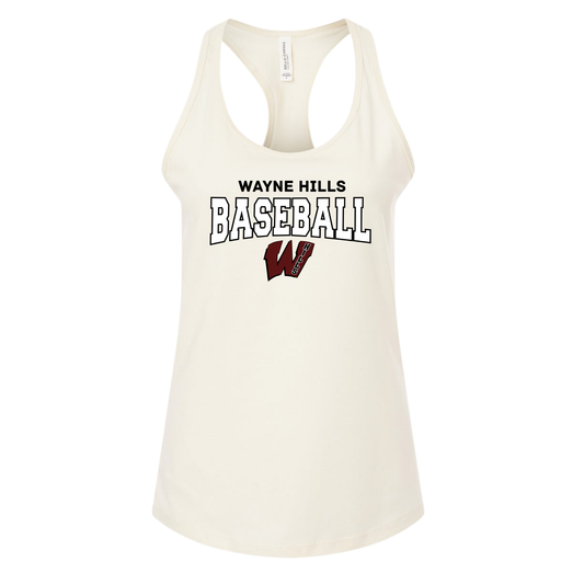 Wayne Hills Baseball Tank – BASEBALL + Logo Front Design