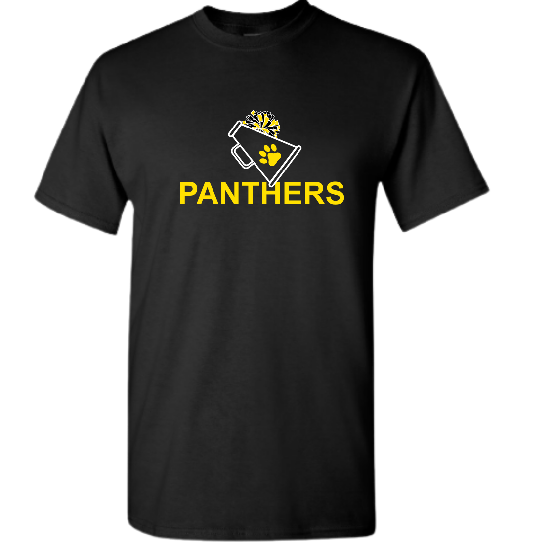 Cheer Panthers T-Shirt -Adult