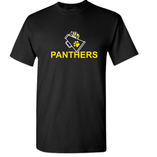 Cheer Panthers T-Shirt -Adult