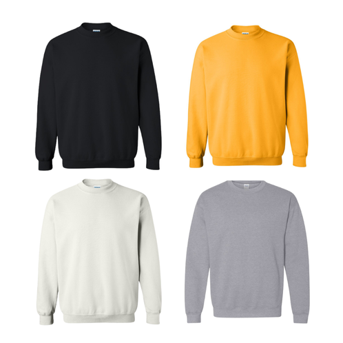 EMBROIDERED Panthers Left Chest Logo Crewneck - YOUTH