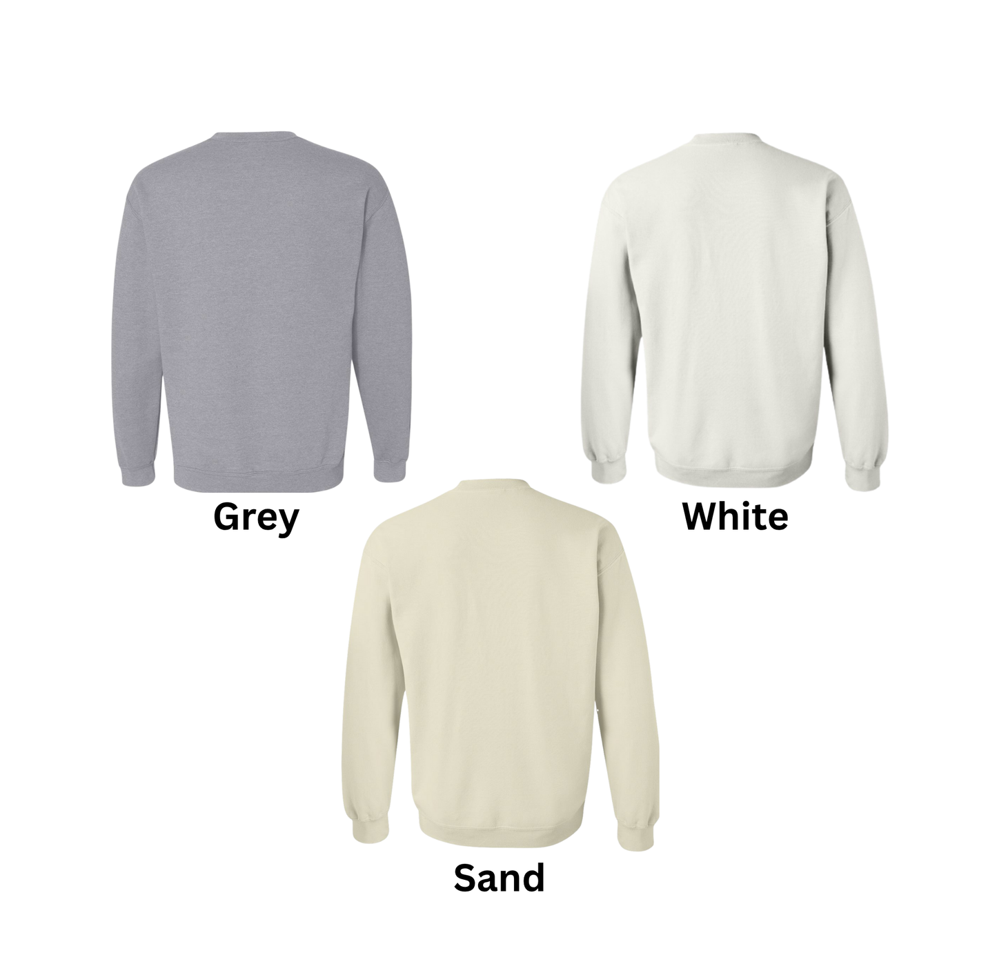 Wayne Hills Wrestling Crewneck Sweatshirt – “WRESTLING” Back Design – (Name on Sleeve – Optional)