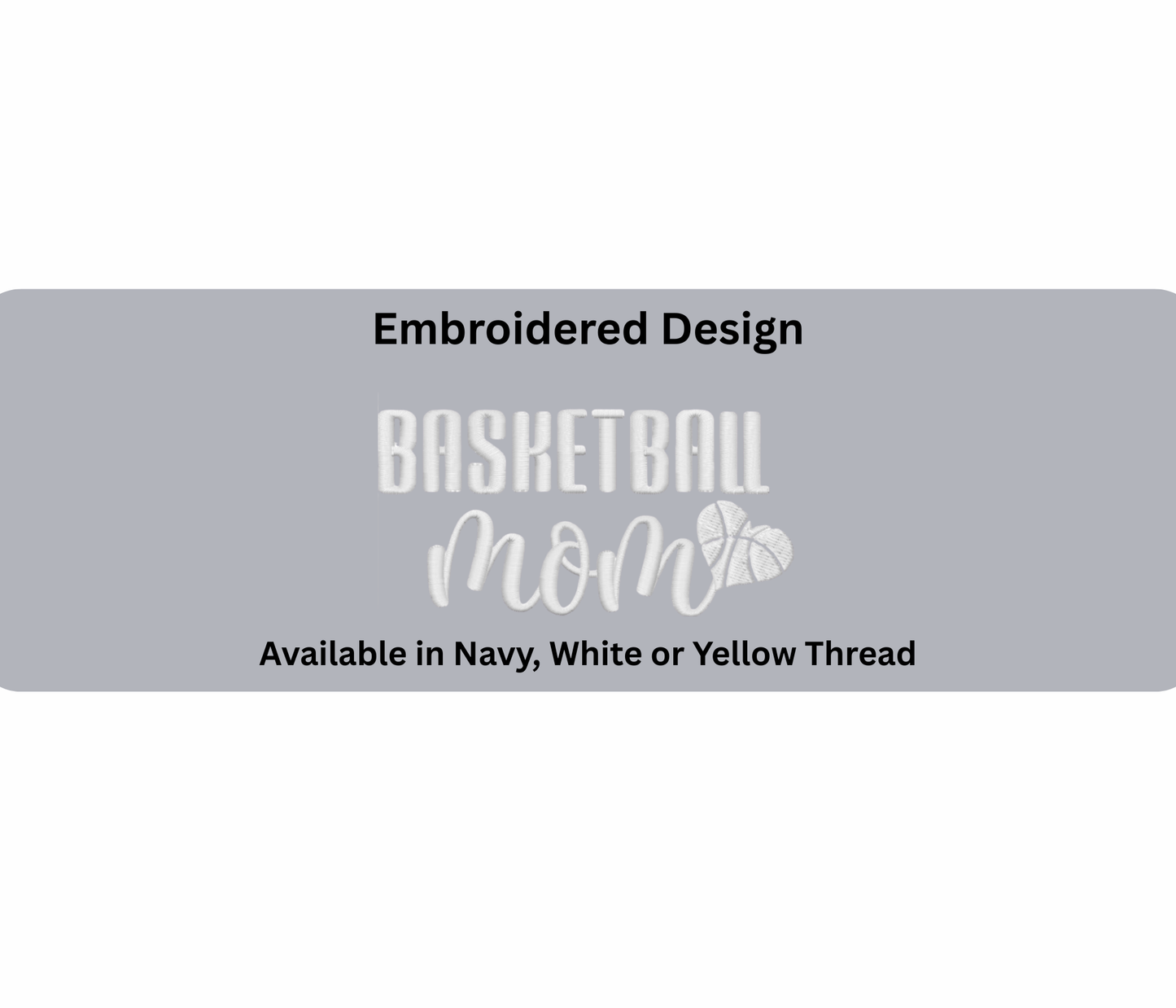 Wolfpack Hoodie– Embroidered Basketball Mom Logo - Adult