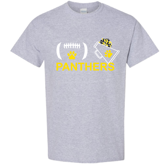 Football/Cheer Panthers T-Shirt -Adult
