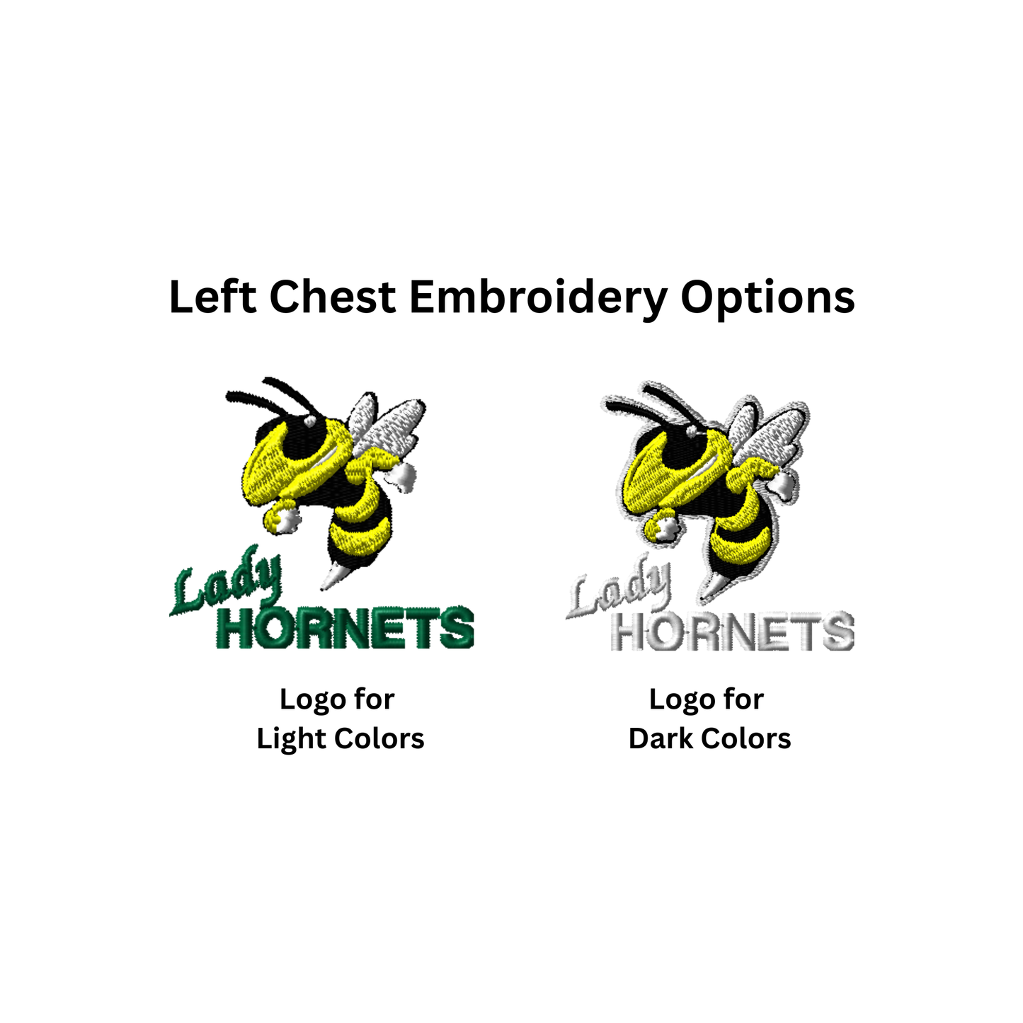 Hornets Sweatshirt – Embroidered Hornets Left Chest Logo