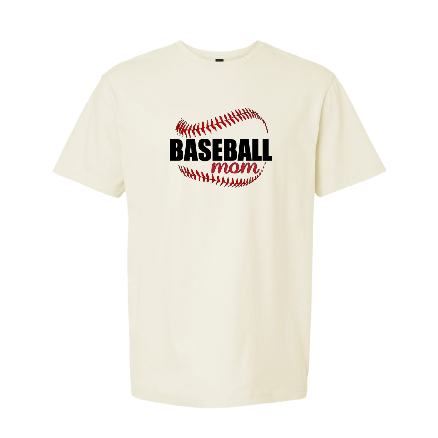 Baseball Mom T-shirt - Ball Outline