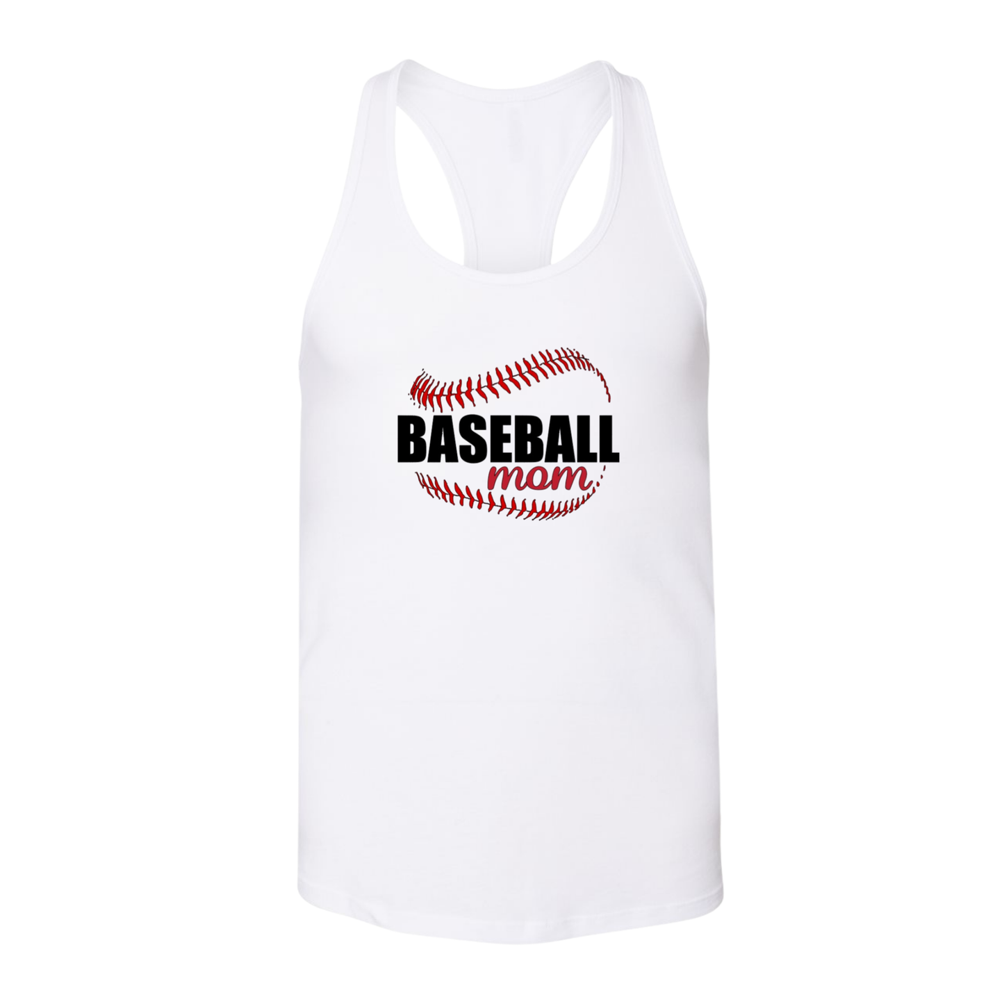 Baseball Mom Tank - Ball Outline