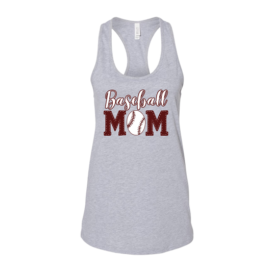 Baseball Mom Tank – Script “Baseball”