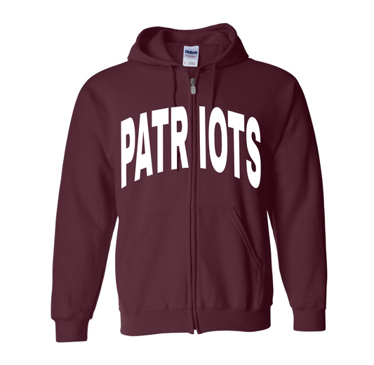 PATRIOTS Full-Zip Hooded Sweatshirt