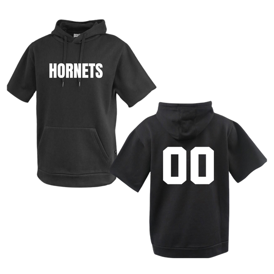 Hornets Sleeveless Hoodie (Pennant) – Men’s Fit – “HORNETS” Front Design (Back Number – Optional)