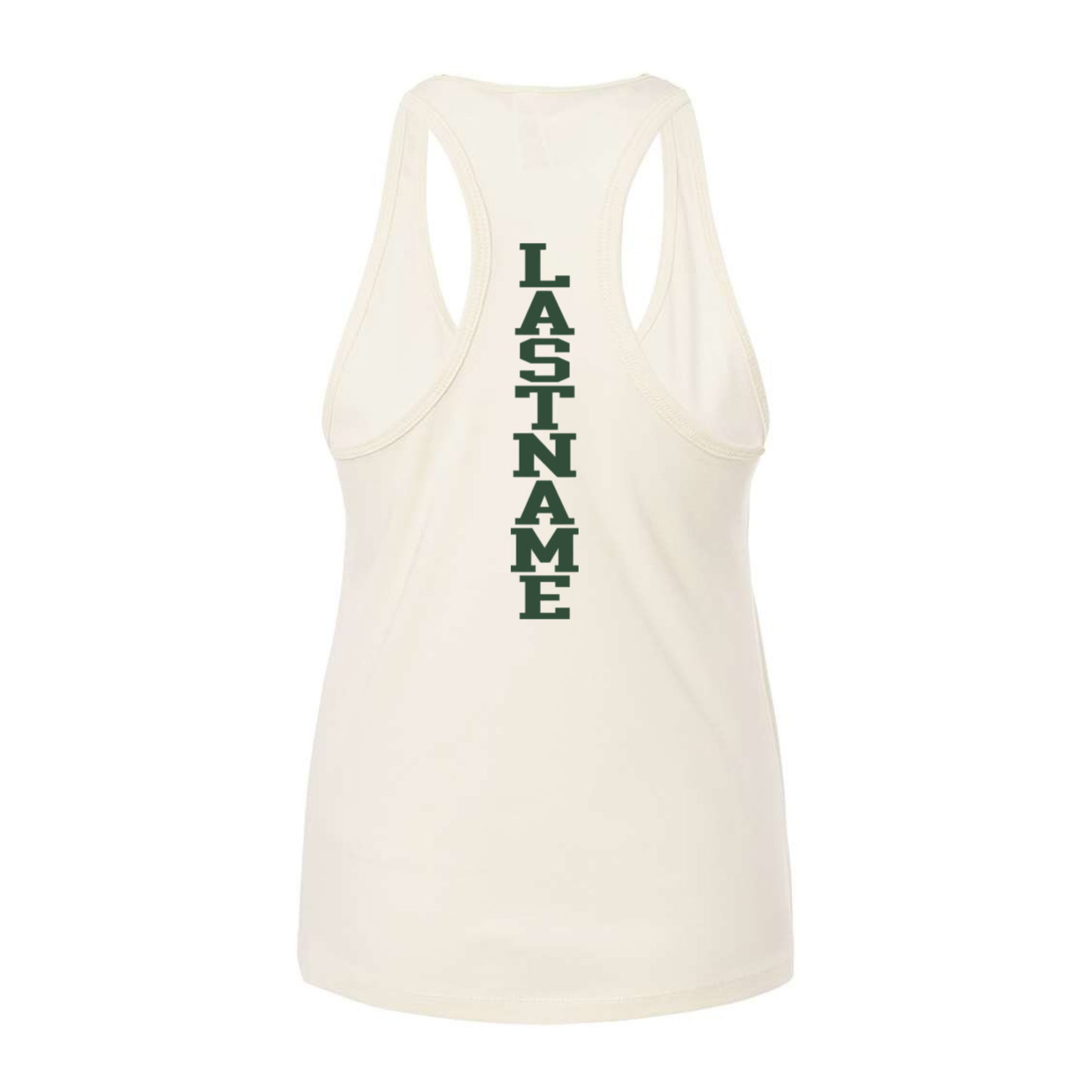 Hornets Racerback Tank – “LADY” Swoosh Front Design (Name on Back – Optional)