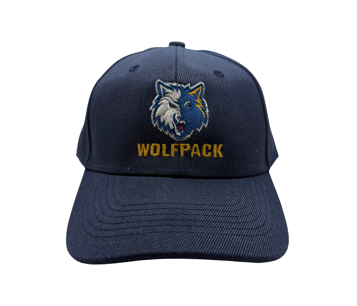 Wolfpack Structured Baseball Cap – Embroidered Logo