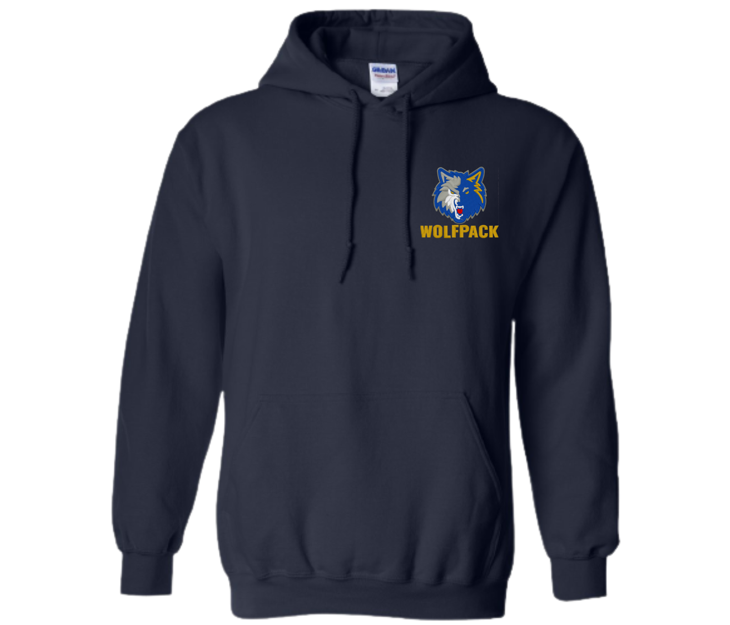 Wolfpack Hoodie – Embroidered Left-Chest Logo