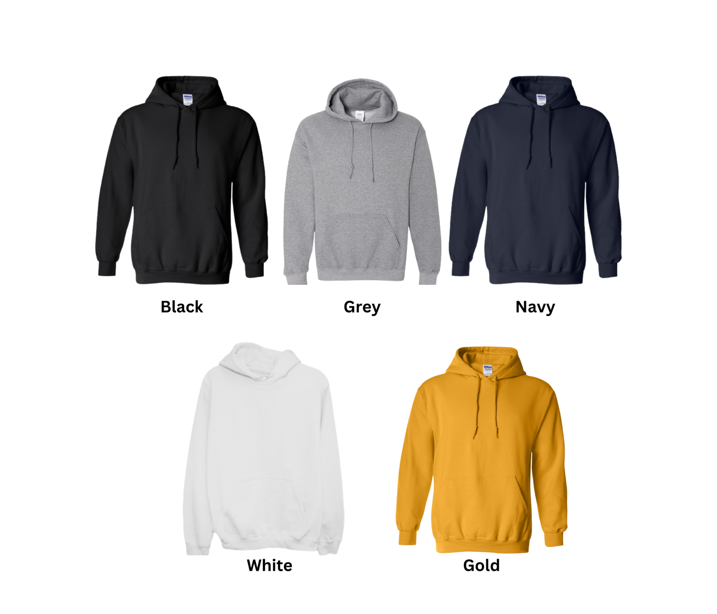 Wolfpack Hoodie – “WOLFPACK” Front,  Logo Hood Print - Youth (Number on Sleeve – Optional)